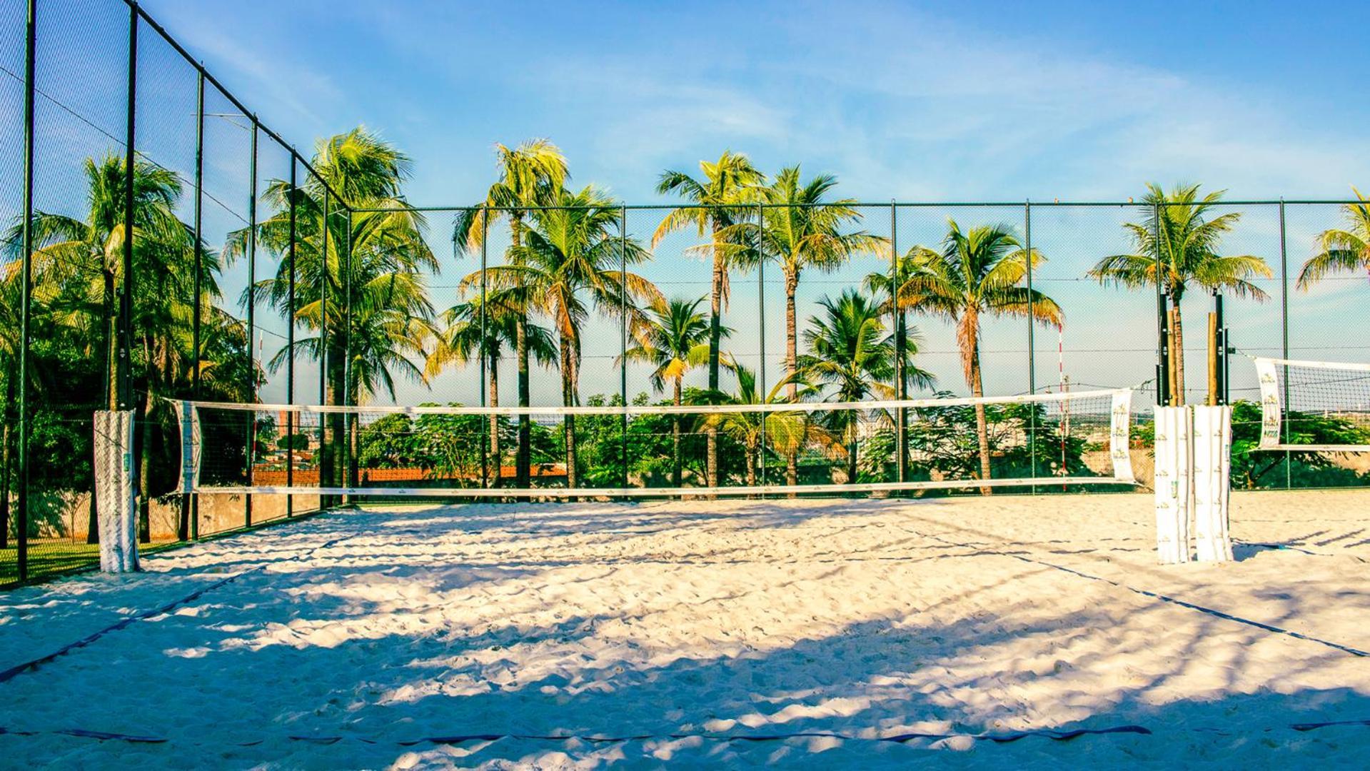 Hot Beach Resort โอลิมเปีย ภายนอก รูปภาพ A beach tennis court